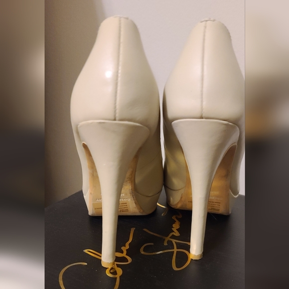 Colin Stuart Peep Toe High Heel Pumps Size 7.5 or 38 - Picture 5 of 6